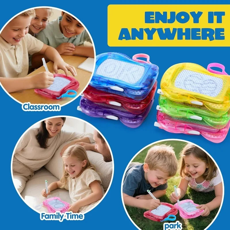 12 Pcs Mini Magnetic Drawing Board Erasable Set