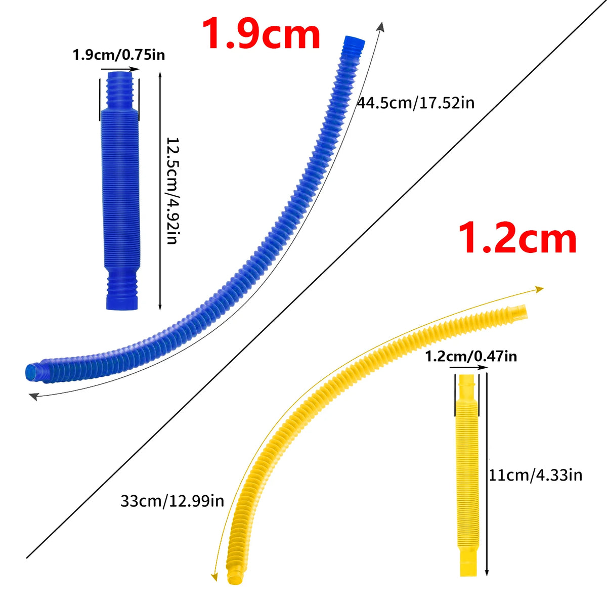 10-30 PCS Telescopic Tubes Fidget Toy Pop Relief