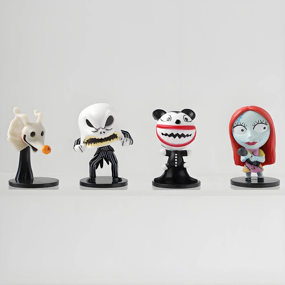 Desktop Decoration 8pcs set Nightmare Sally Jack Skellington Xmas Figure