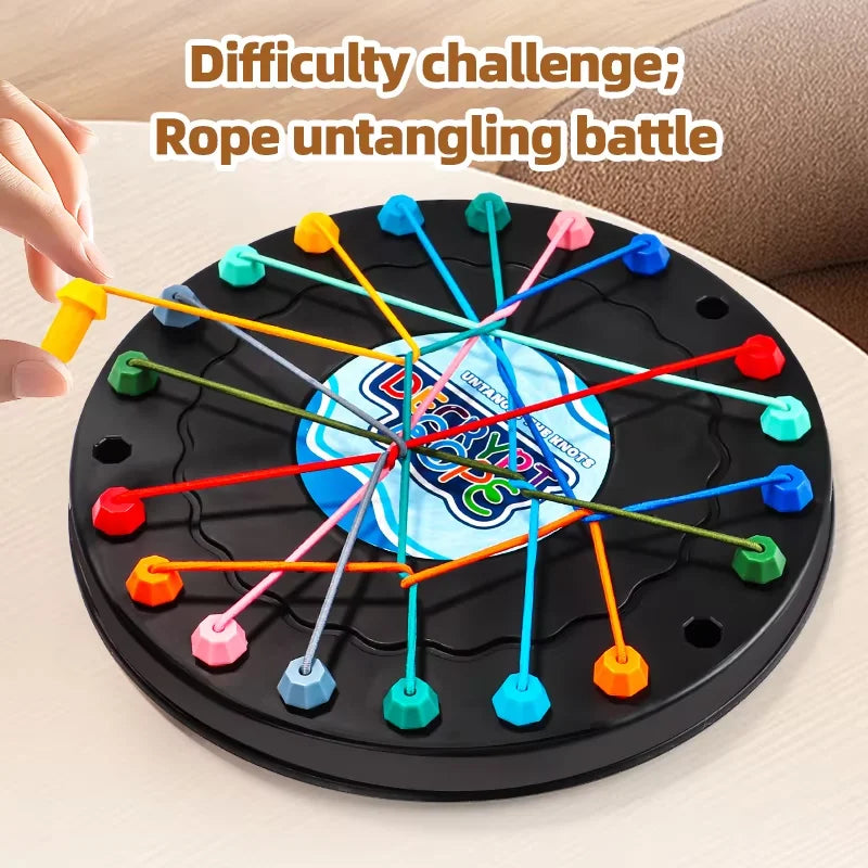 Rope Unraveling Challenge Board Game Logical Thinking