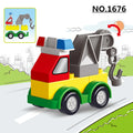 Large Particle Building Blocks City Vehicles
