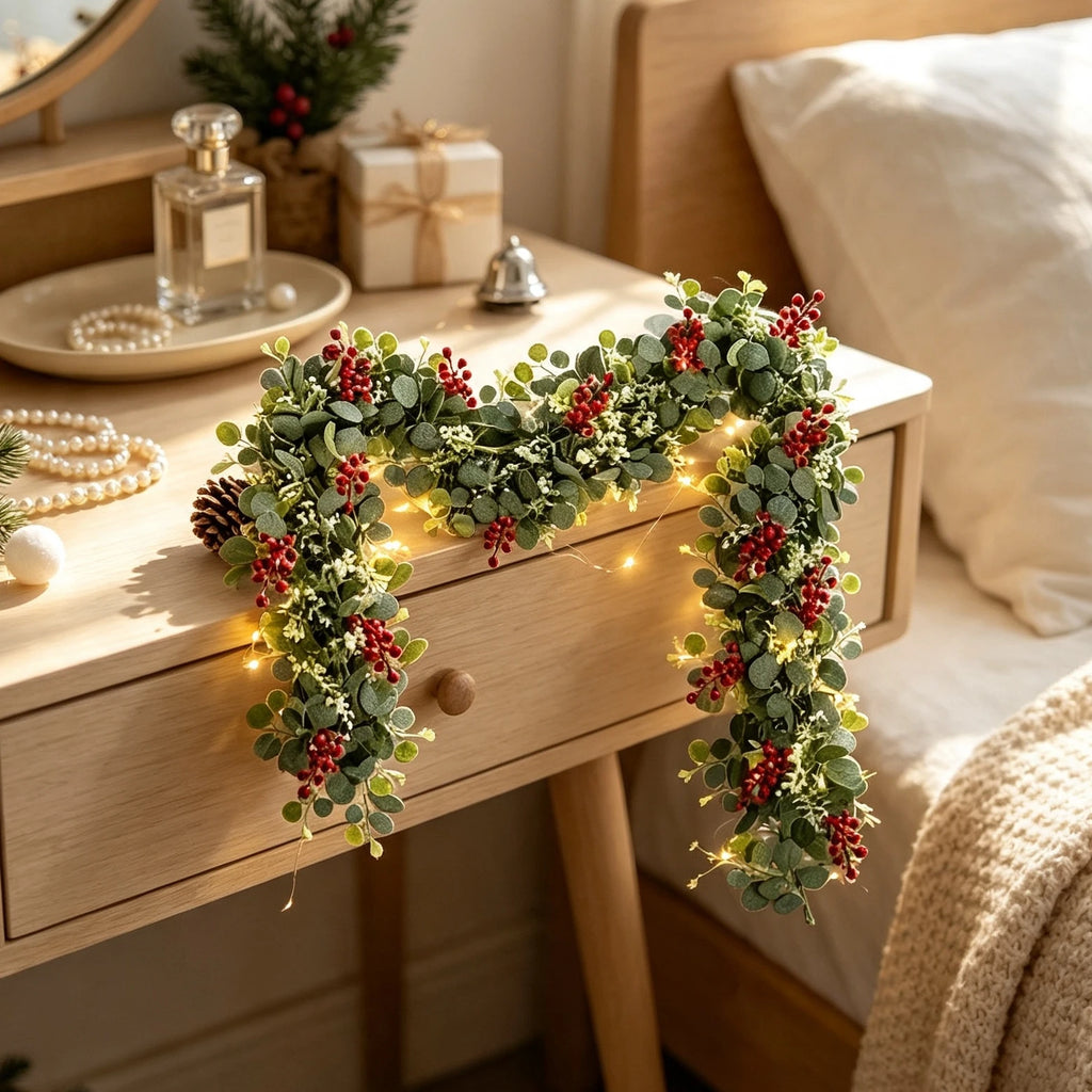 Artificial Greenery Foliage Vine Plant Christmas Outdoor Holiday Party Store