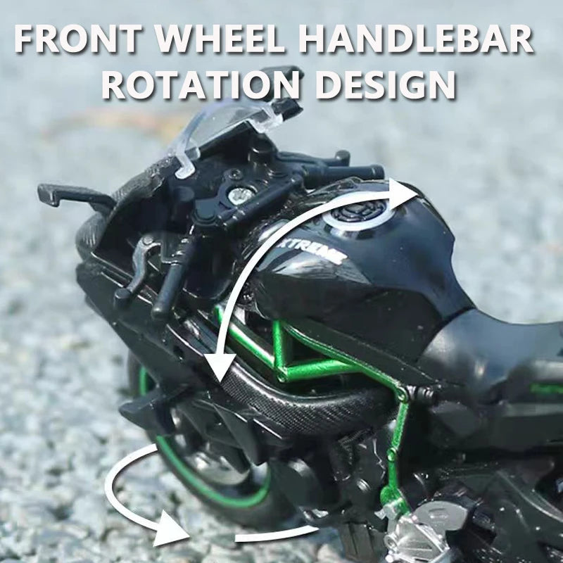 1:18 Scale Ninja Diecast Motorcycle Model Toy