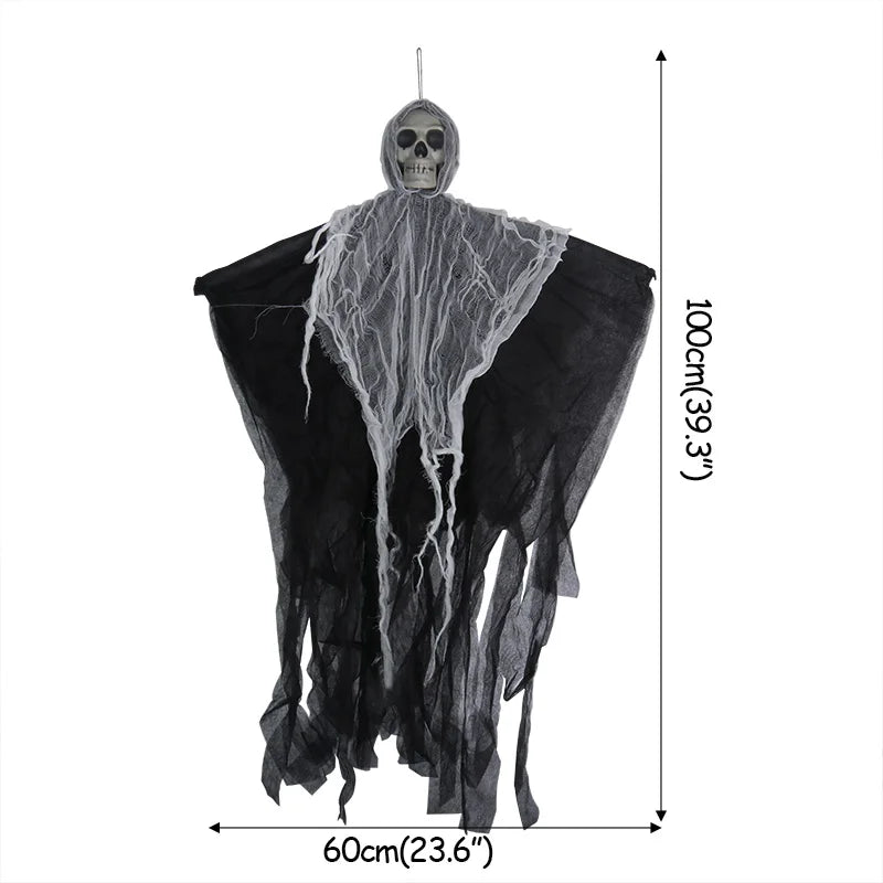 Halloween Skull Gauze Hanging Ghost Decoration