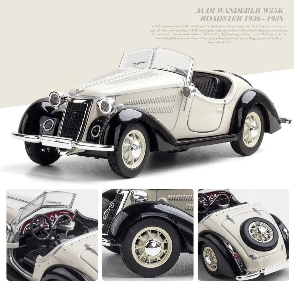 1:32 Vehicle Model Super Classic Pull Back Toy Car Educational Collection