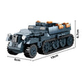 Military Army Soldiers World War Tank Armored Vehicle Model Assemble Building