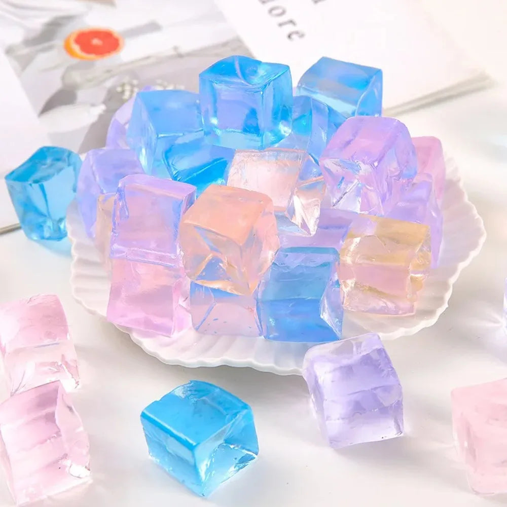 Mini Ice Cube Squishy Toys 15-Pack Fidgets
