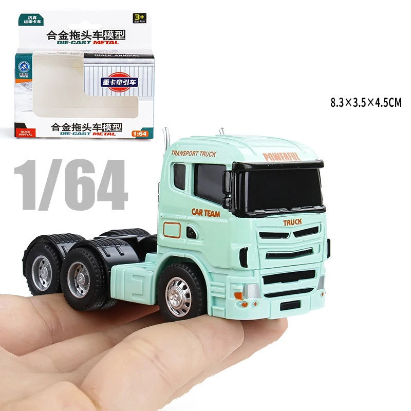 1:64 Scania Container Truck American Container Truck Alloy Diecast Model Car