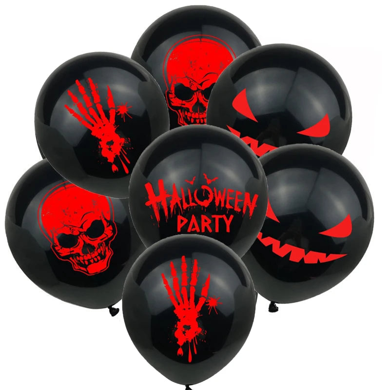 12pcs Halloween Ghost Balloons Party Decoration