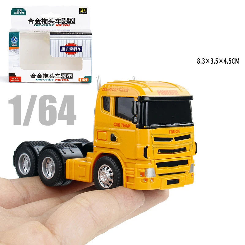 1:64 Scania Container Truck American Container Truck Alloy Diecast Model Car