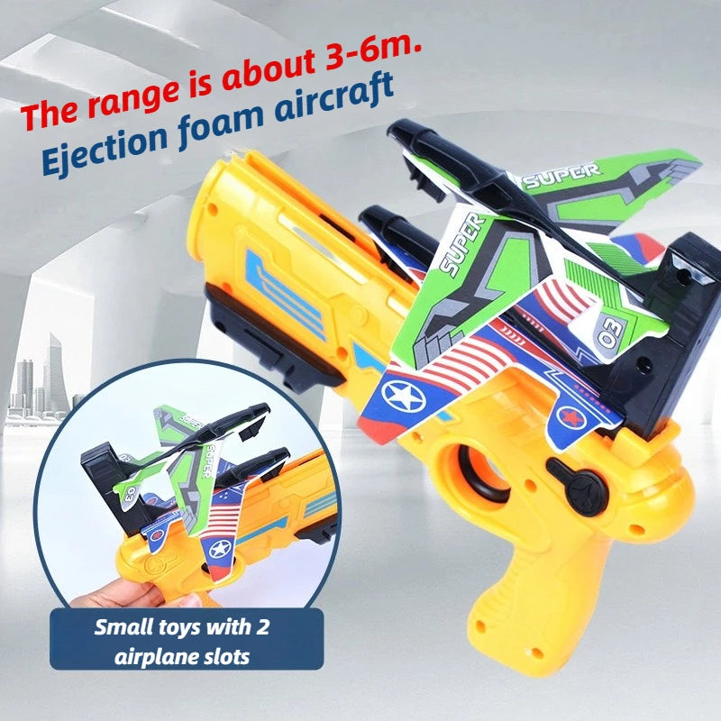 Children's Airplane Launcher Foam Flying Toy