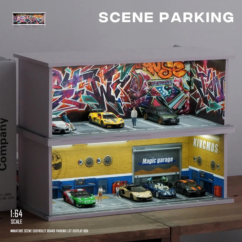 1:64 Garage Scene Model Simulation Collection