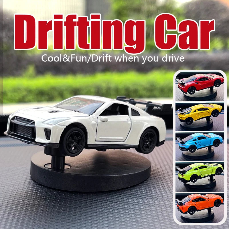 Drift Car dashboard toy model swing turning cool sports race auto ornaments