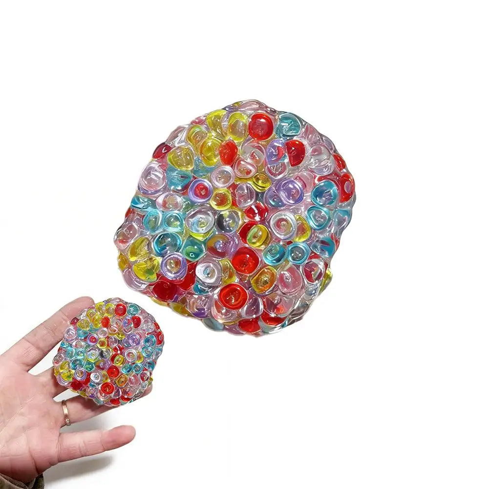 Ice Bead Squishy Ball Transparent Fidget Toy