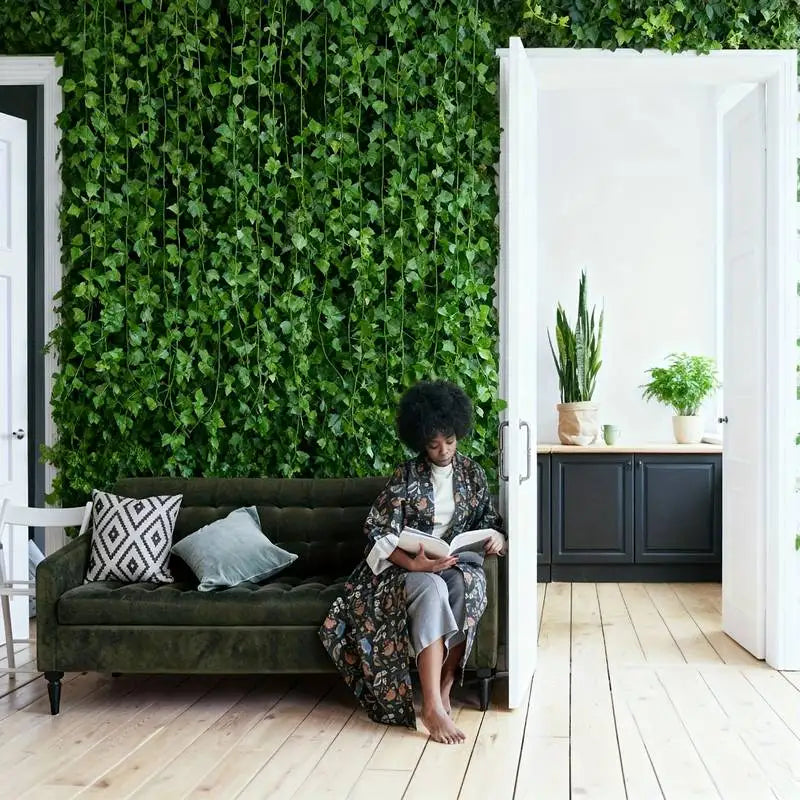 24 PCS Total 19m 755inch Ivy Garland Home Living Room Wall Decoration