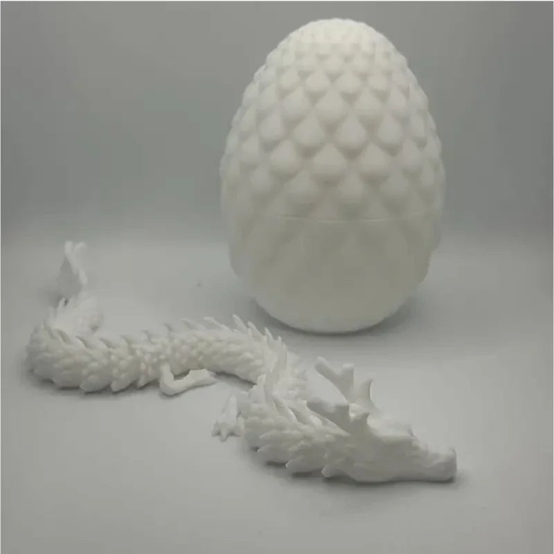 3D Chinese Dragon Surprise Egg Mini Movable Joint Decor Cute Collectible