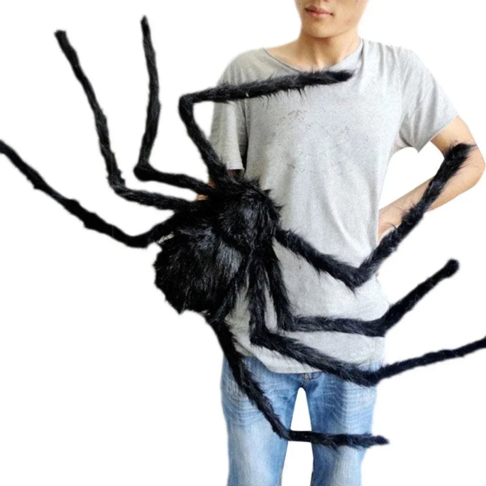 Halloween Big Plush Spider Oversized Soft Decoration