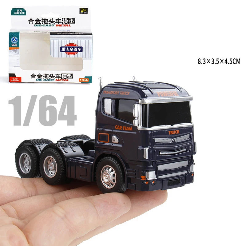 1:64 Scania Container Truck American Container Truck Alloy Diecast Model Car