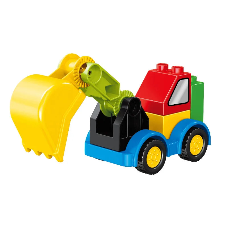 Large Particle Building Blocks City Vehicles
