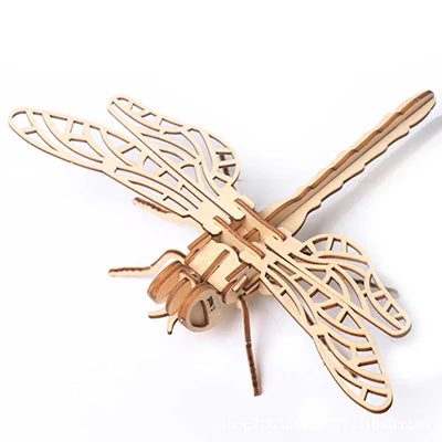 DIY 3D Wooden Puzzle Model Educational Building Toy