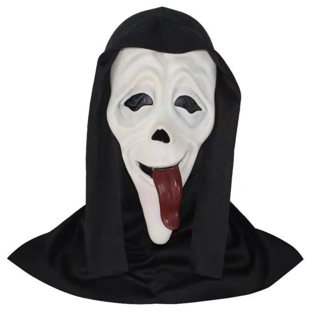 Halloween Cosplay Screaming Horror Props Mask Breathable Skeleton Mask