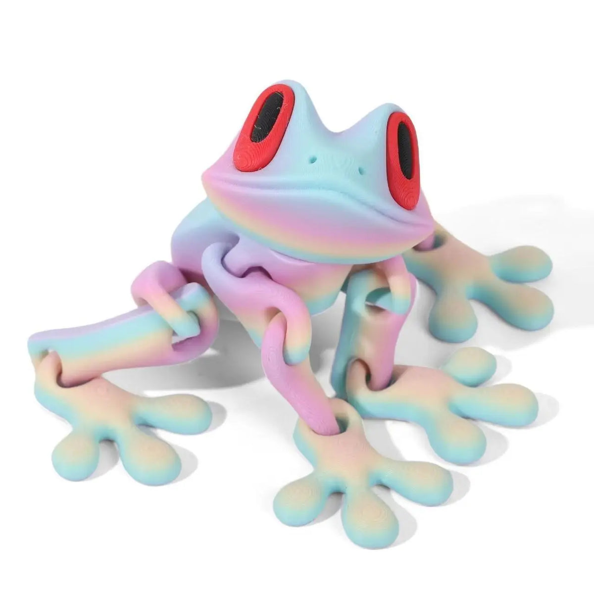 3D Printing Simulation Tree Frog Joint Movable Frog Ornaments Kitchen Home