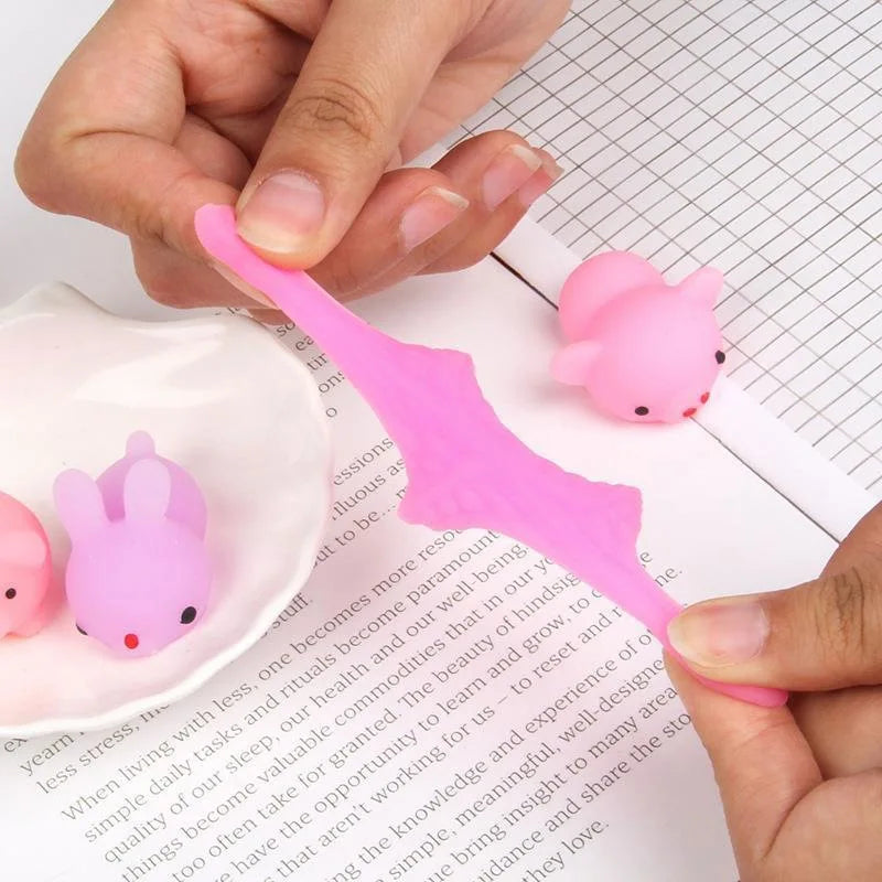 20 Pack Mini Cartoon Animal Stress Relief Toy