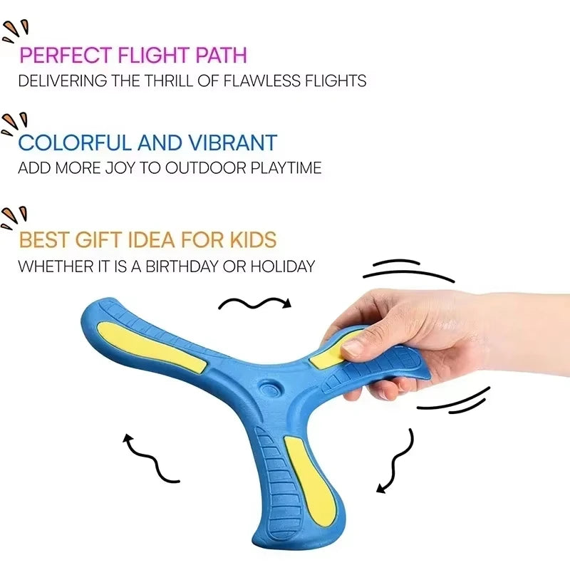Boomerang Soft Three-leaf Cross Night Light Toy