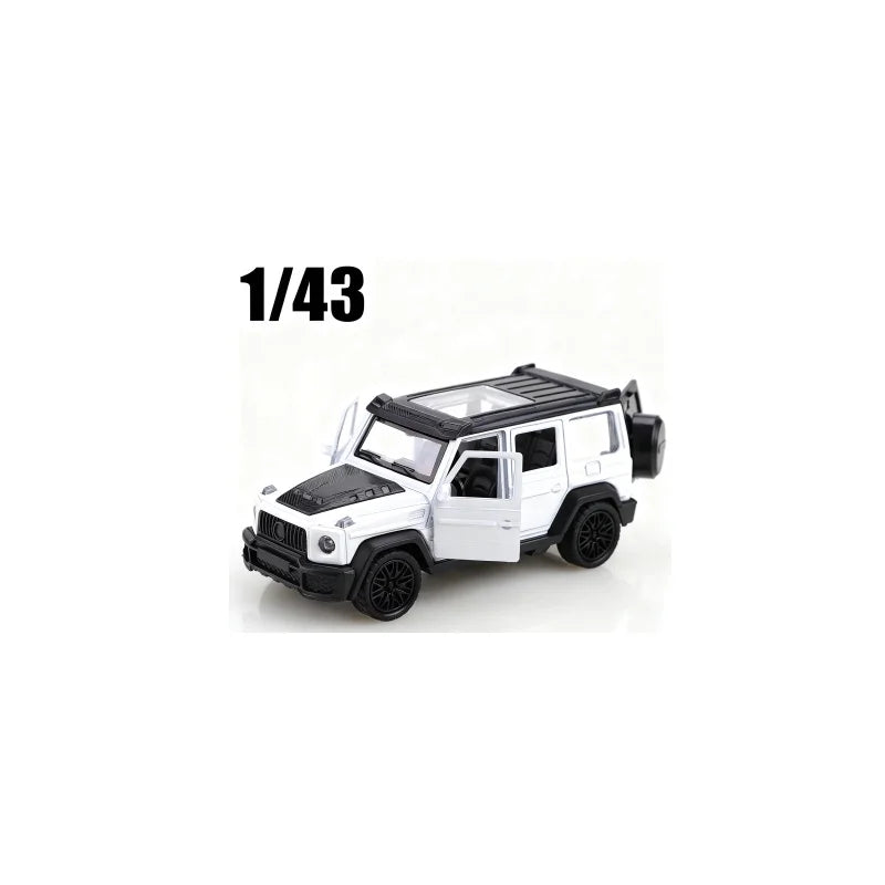 1:43 Three-door alloy toy simulation sports car model ornament pull-back