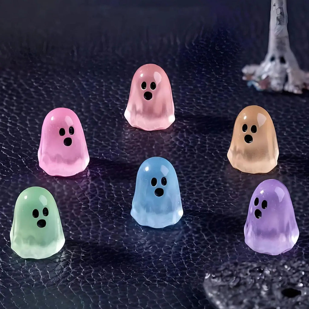 Luminous Ghost Figures LED Halloween Decoration Set