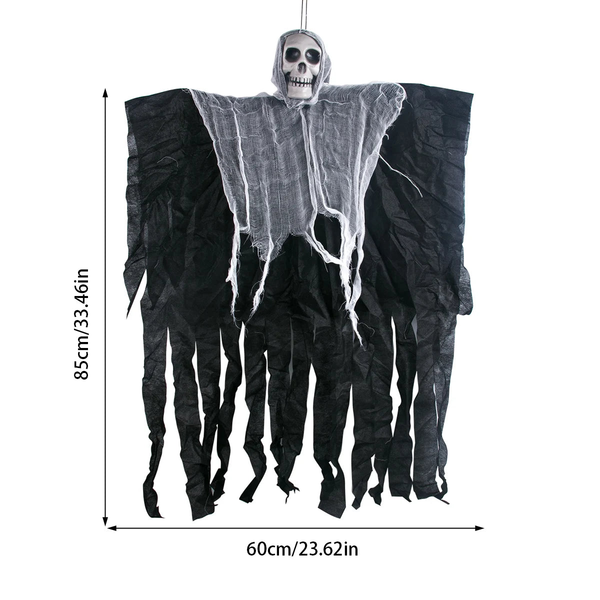 Halloween Skull Gauze Hanging Ghost Decoration