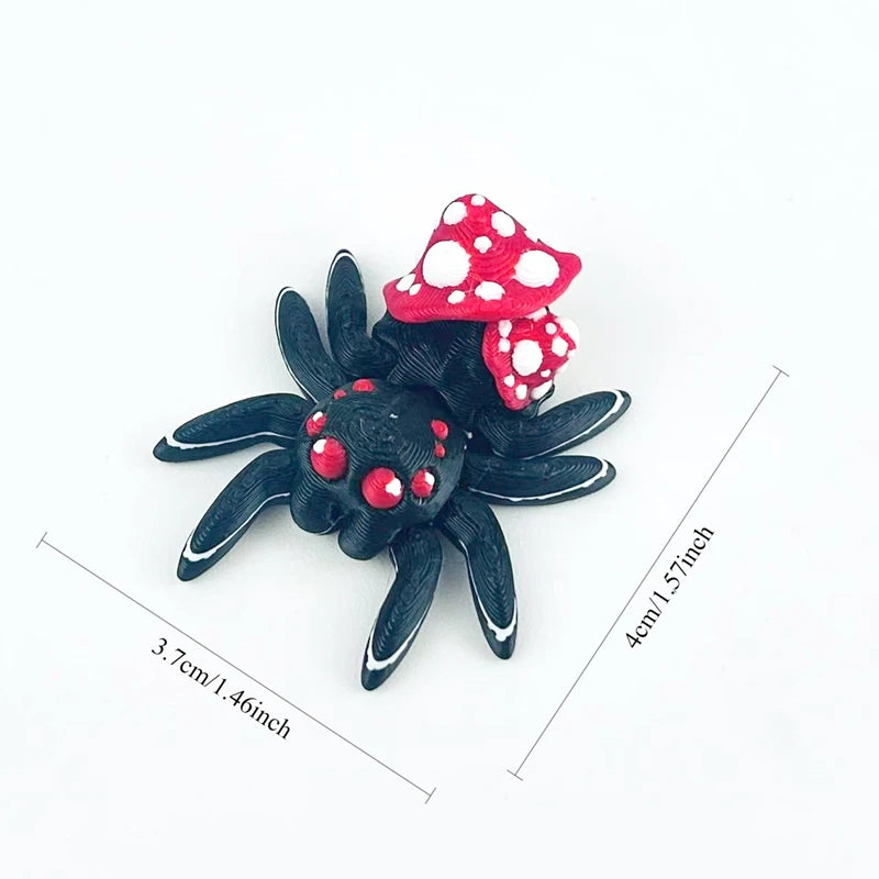 3D Printed Flexible Spider Sculpture Kids Simulation Animal Toy Creative Home