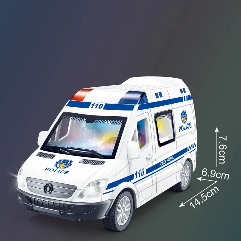 1:32 Scale Emergency Vehicle Toy with Sound & Lights
