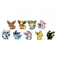 9pcs Kawaii Cartoon Elf Monster Character Brooch Badges Fashion Jewelry Bag