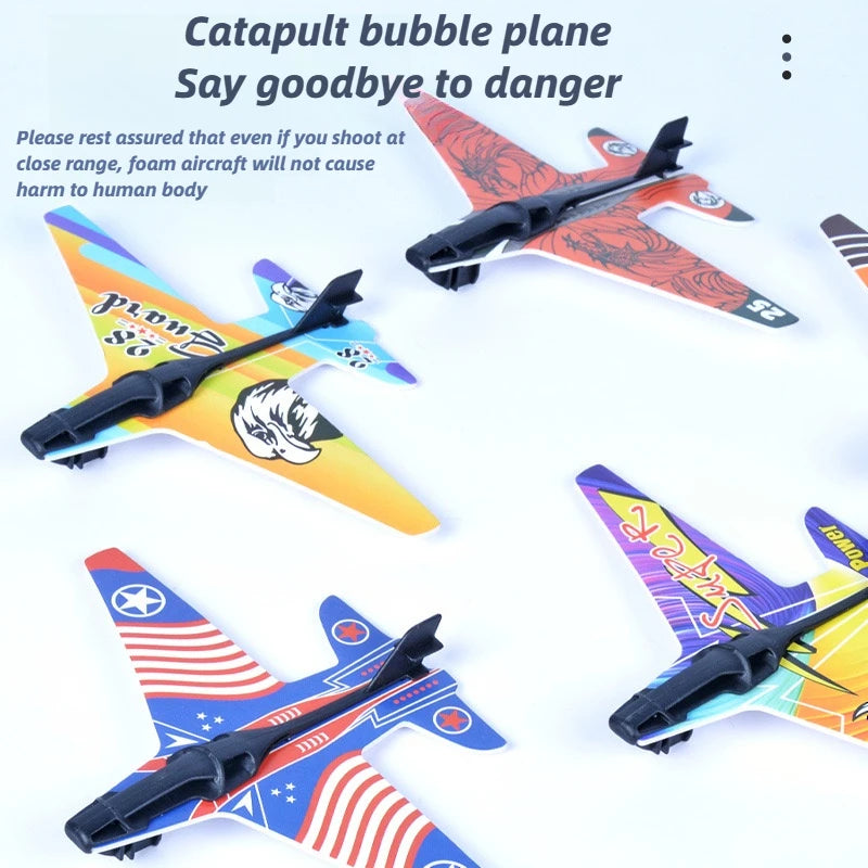 Children's Airplane Launcher Foam Flying Toy