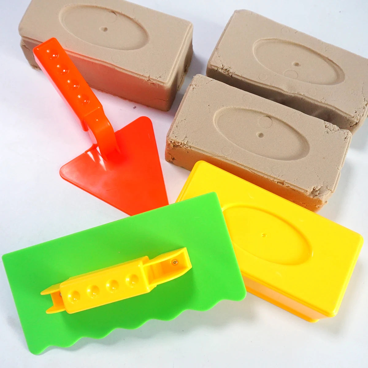 3 PCS Snow Toy Beach Sand Fun Brick Maker Sand Castle Mold Winter Summer