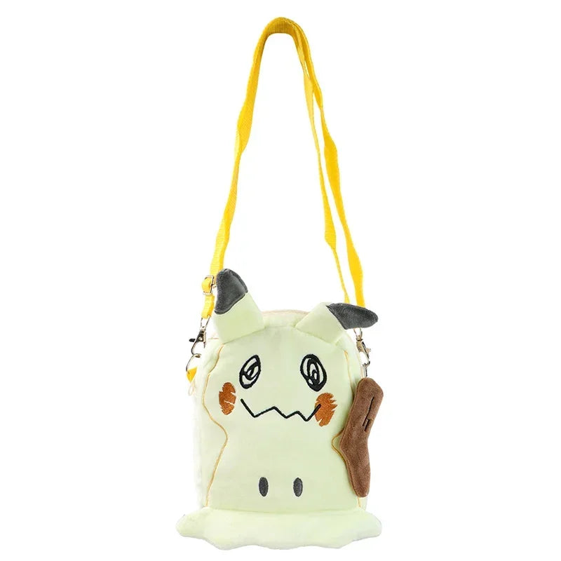 Gengar Mimikyu Snorlax Rowlet Lucario Plush Backpack Pokemon