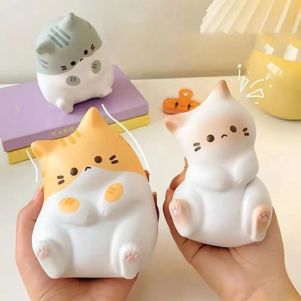 Cat Stress Relief Squishy Toy PU Slow Rise