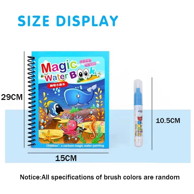 Childrens Watercolor Painting Magic Book