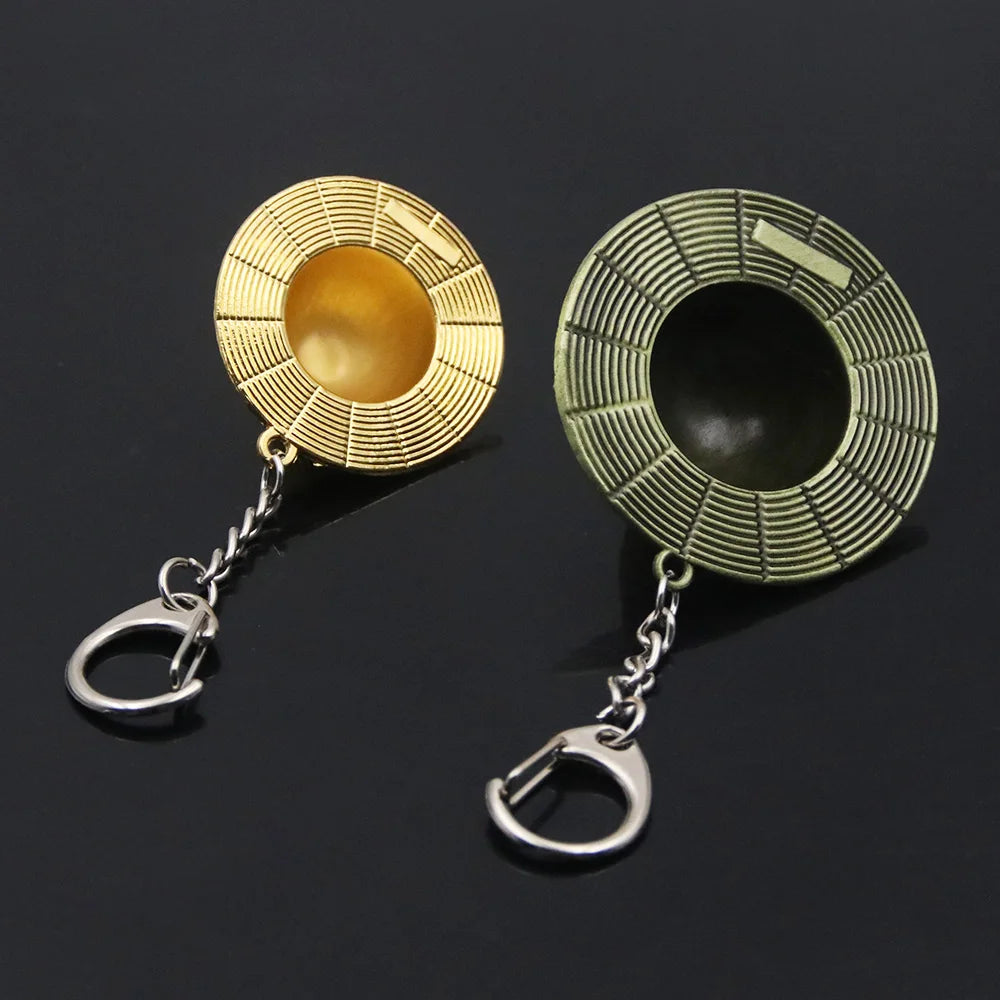 Classic Anime Keychain Straw Hat Pendant Metal Key Chains Fans Cosplay