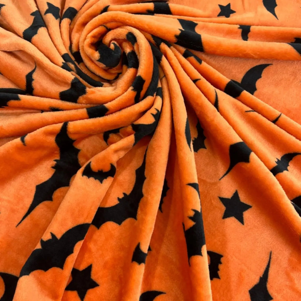 1PC Gifts Blanket Black Bats Printed Flannel Blanket Perfect Sofa Office Bed