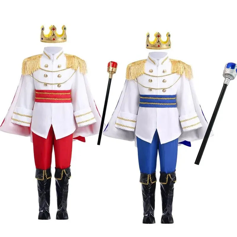 Royal Prince King Costume 7-Piece Medieval Set