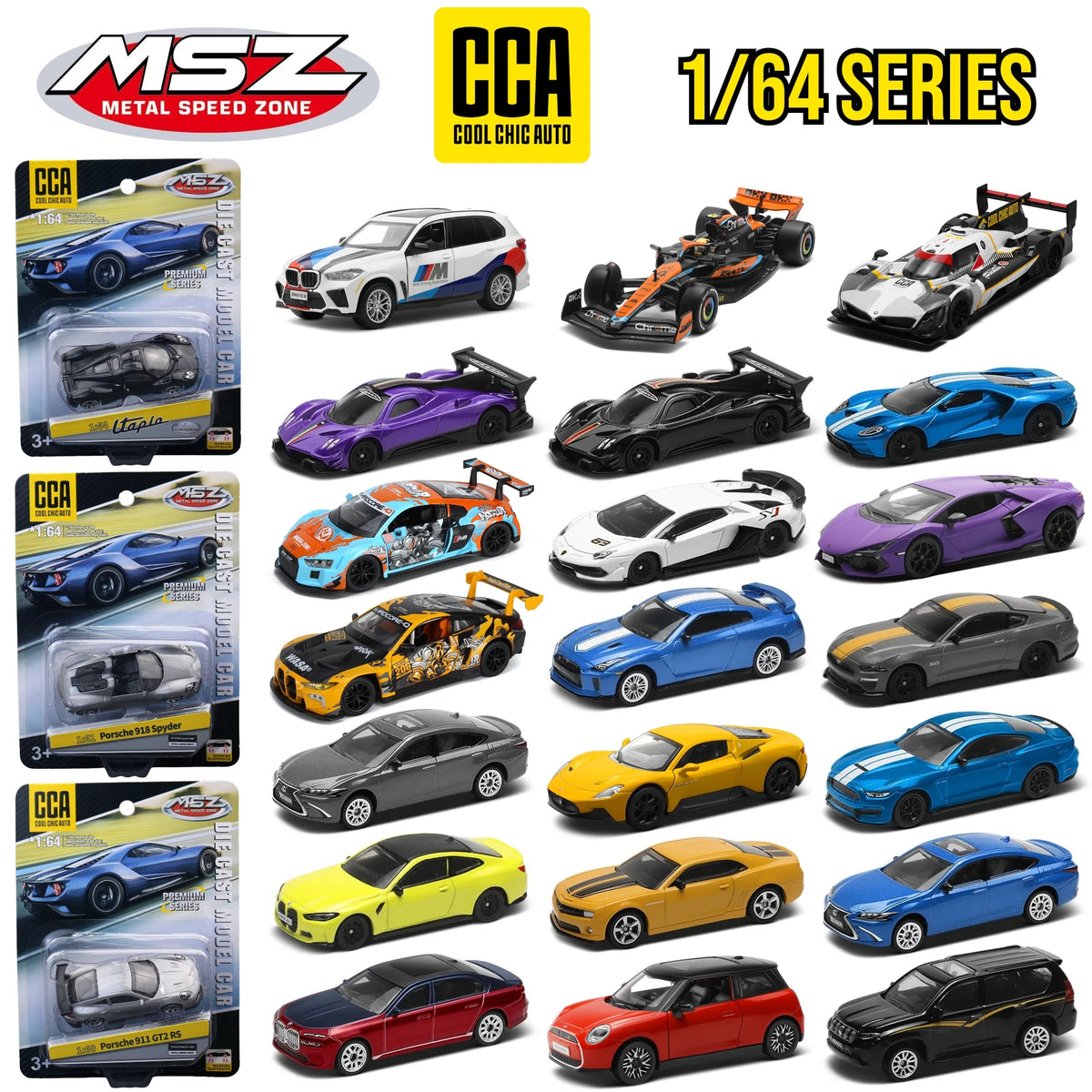1 64 Toy Car Model Hot Wheels F1 Pagani Lamborghini BMW Audi Porsche
