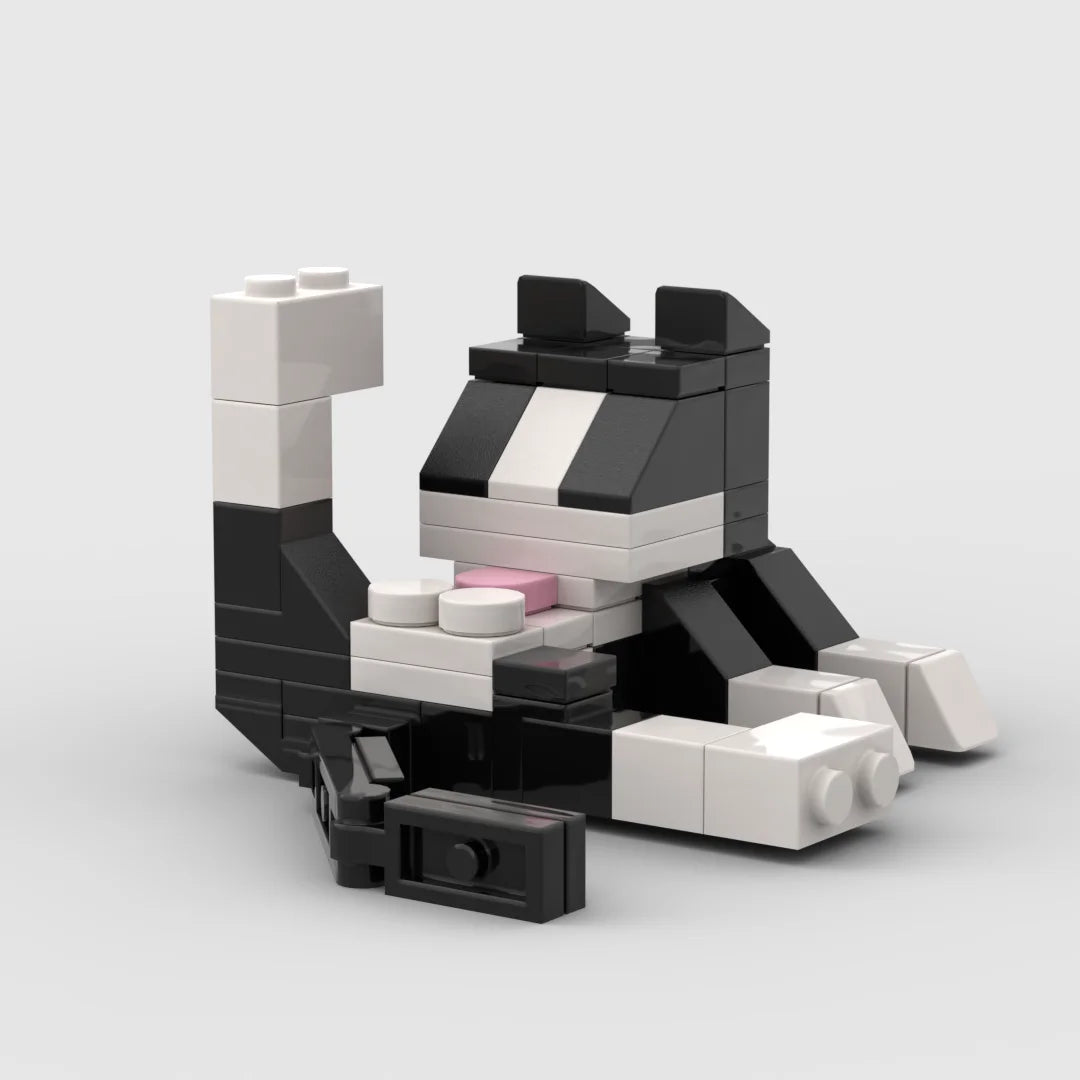 Animal Series 62 Piece MOC Bricks Cat Figures Building