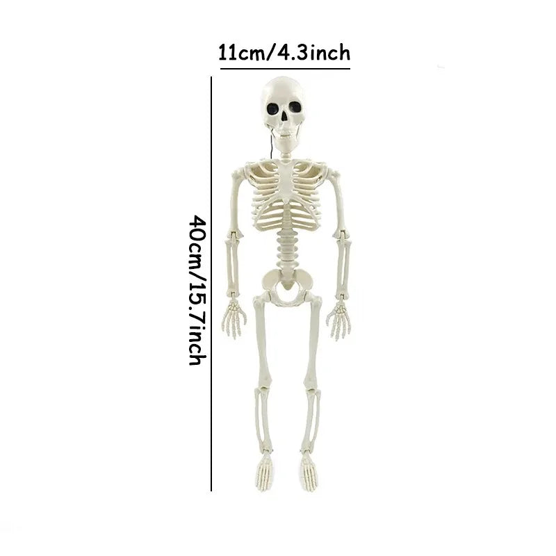 Happy Halloween Modeling Humanoid Skeleton Decorative Props Haunted House Home