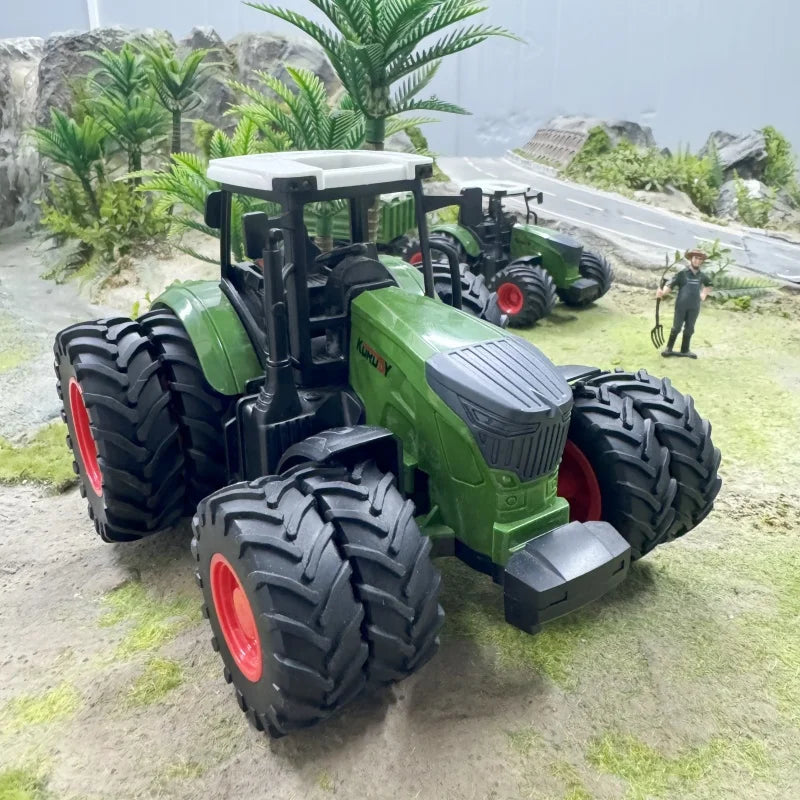 Large Scale Tractor Toys DIY Farmer Car Playset Toy Transport Trailer Engineering