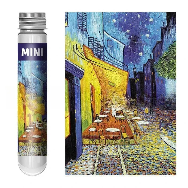 150pcs Test Tube Jigsaw Puzzle World Famous Painting Van Gogh Starry Night