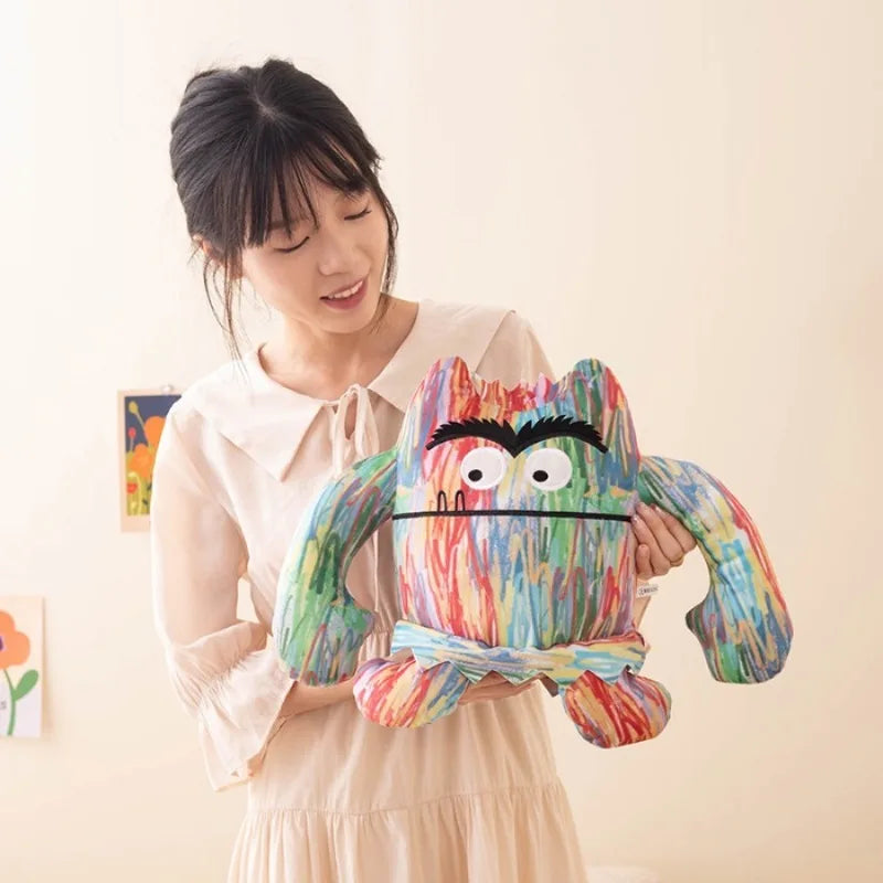 Emotional Monster Plush Toys Big Mouth Demon Stuffed Anime Plushie Dolls