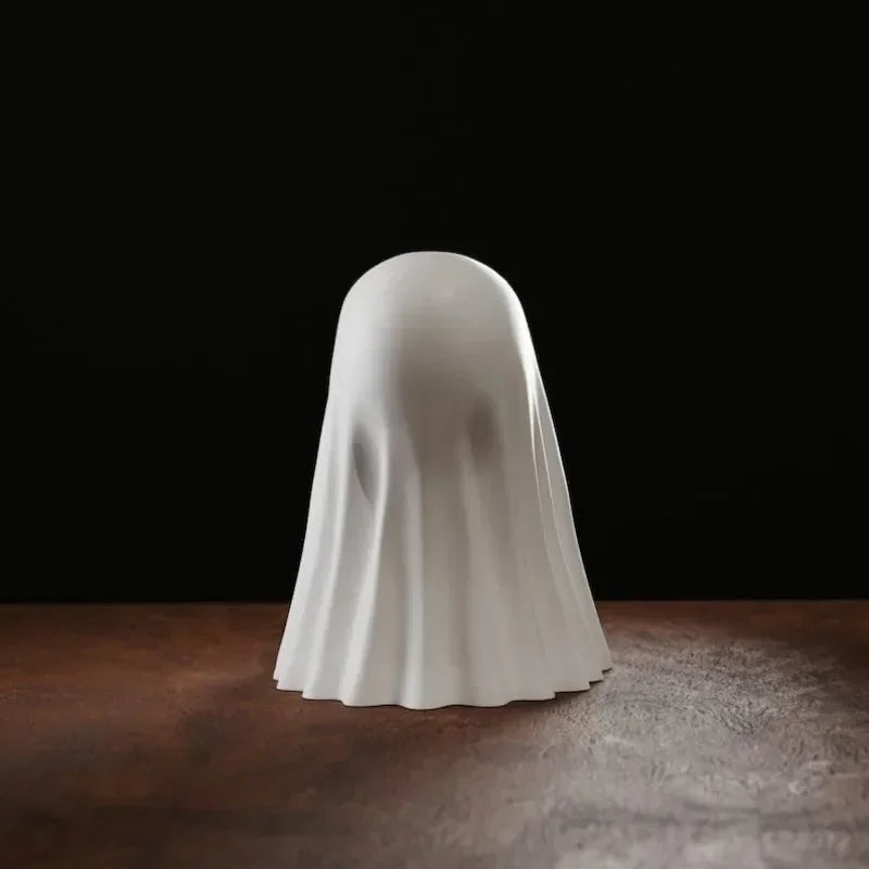 Luminous Middle Finger Ghost Statue Humorous Ornament