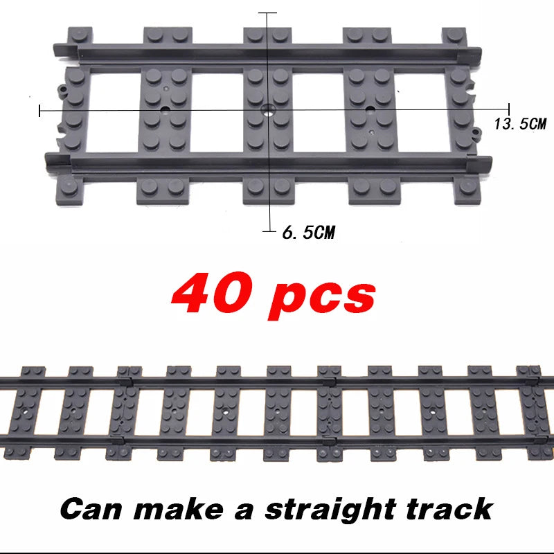 City Trains Building Block Railway Set STEM Toy